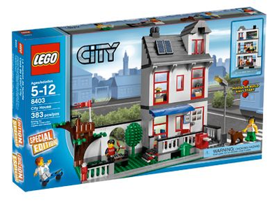 LEGO Set-City House-Town / City / Building-8403-1-Creative Brick Builders